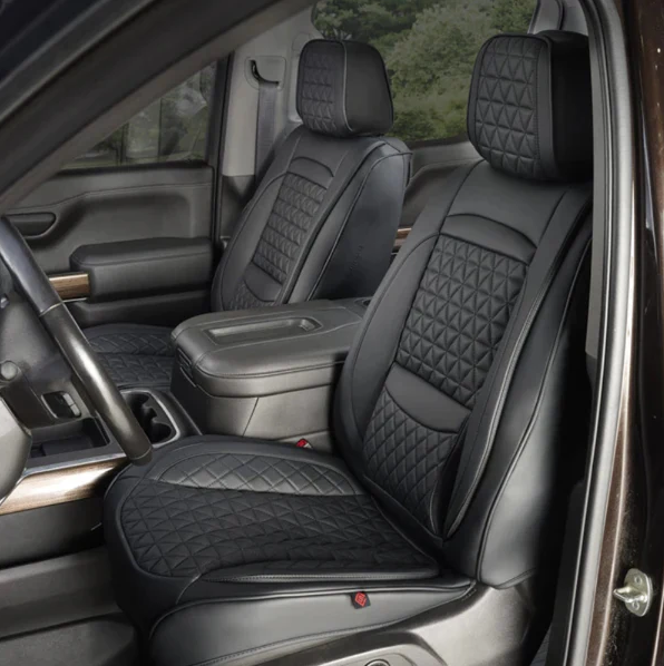 Capas de banco preto - bancos dianteiros